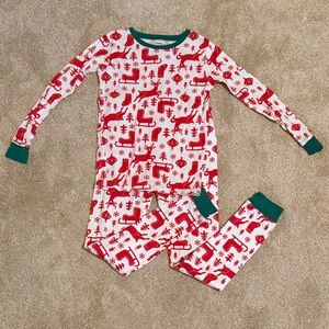 Carter's Festive Red and Green Pajama Set. Never wore. Size 10. Christmas